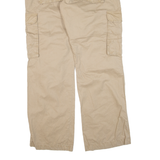 ANGELO LITRICO Cargo Mens Trousers Beige Regular Straight W38 L34