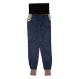 Maternity Womens Trousers Blue Slim Skinny W26 L35