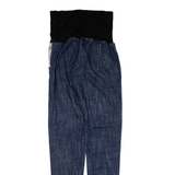 Maternity Womens Trousers Blue Slim Skinny W26 L35
