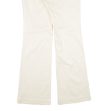 HEINE Striped Womens Trousers Beige Regular Bootcut 90s W30 L32