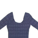 HOLLISTER Womens Cropped Top Blue M