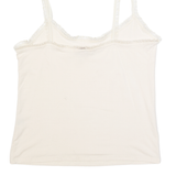 PHASE EIGHT Womens Camisole Top Beige V-Neck Sleeveless UK 14
