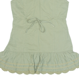 FAT FACE Womens Top Green Sleeveless UK 8