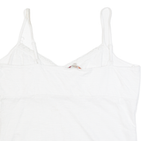 FAT FACE Womens Camisole Top White V-Neck Sleeveless UK 16
