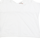 FAT FACE Womens Camisole Top White V-Neck Sleeveless UK 16