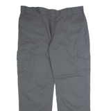 DICKIES Cargo Mens Trousers Grey Regular Straight W38 L31