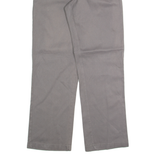 DICKIES Chino Mens Trousers Grey Regular Straight W32 L32