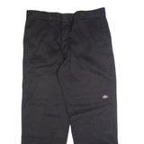 DICKIES Chino Mens Trousers Black Relaxed Straight W38 L32