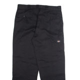 DICKIES Chino Mens Trousers Black Relaxed Straight W38 L32
