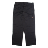 DICKIES Chino Mens Trousers Black Relaxed Straight W38 L32