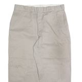 DICKIES Chino Mens Trousers Grey Regular Straight W36 L26