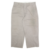 DICKIES Chino Mens Trousers Grey Regular Straight W36 L26