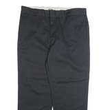 DICKIES Chino Mens Trousers Black Regular Straight W40 L30