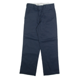DICKIES Chino Mens Trousers Blue Regular Straight W31 L31