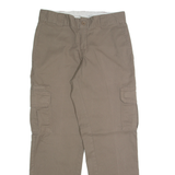DICKIES Cargo Mens Trousers Beige Regular Straight W30 L30