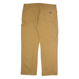 DICKIES Carpenter Cargo Mens Trousers Brown Regular Straight W40 L32