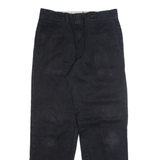 DICKIES Chino Mens Trousers Black Regular Straight W32 L30