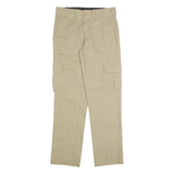 DICKIES Cargo Mens Trousers Beige Regular Straight W28 L30