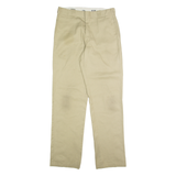 DICKIES Chino Mens Trousers Beige Regular Straight W34 L32