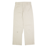 DICKIES Mens Trousers Beige Regular Straight W20 L28