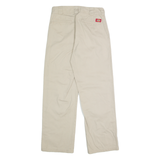 DICKIES Mens Trousers Beige Regular Straight W20 L28