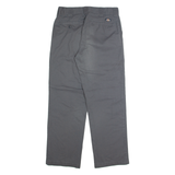 DICKIES Chino Mens Trousers Grey Regular Straight W32 L32