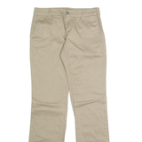 DICKIES Chino Womens Trousers Beige Regular Straight W28 L32
