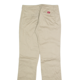 DICKIES Chino Womens Trousers Beige Regular Straight W28 L32