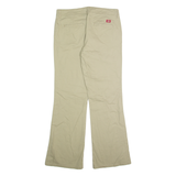 DICKIES Chino Womens Trousers Beige Slim Bootcut W32 L30