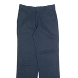 DICKIES Chino Womens Trousers Blue Slim Straight W28 L29