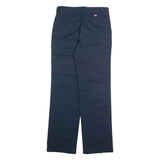DICKIES Chino Womens Trousers Blue Slim Straight W28 L29
