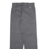 DICKIES Chino Mens Trousers Grey Regular Straight W32 L32