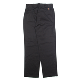 DICKIES Chino Womens Trousers Black Regular Straight W26 L26