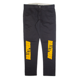 DICKIES Chino Mens Trousers Black Slim Straight W34 L32