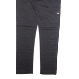 DICKIES Chino Mens Trousers Black Slim Straight W34 L32