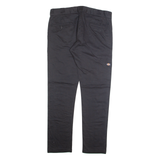 DICKIES Chino Mens Trousers Black Slim Straight W34 L32