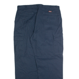 DICKIES Cargo Mens Trousers Blue Regular Straight W38 L32