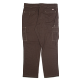 DICKIES Cargo Mens Trousers Brown Regular Straight W38 L30