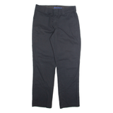 DICKIES Chino Mens Trousers Black Regular Straight W32 L30