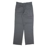 DICKIES Chino Mens Trousers Grey Regular Straight W32 L32