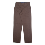 DICKIES Chino Mens Trousers Brown Regular Straight W28 L32