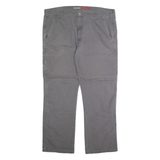 DICKIES Mens Trousers Grey Regular Straight W42 L32