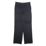 DICKIES Chino Mens Trousers Black Regular Straight W28 L31