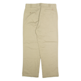 DICKIES Chino Mens Trousers Beige Regular Straight W34 L27