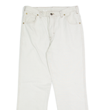 CV Womens Trousers White Regular Straight W30 L23