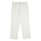 CV Womens Trousers White Regular Straight W30 L23