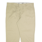 DICKIES Chino Mens Trousers Beige Regular Straight W42 L29