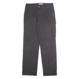 DICKIES Carpenter Cargo Womens Trousers Grey Regular Straight W32 L31