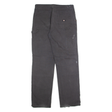 DICKIES Carpenter Cargo Womens Trousers Grey Regular Straight W32 L31