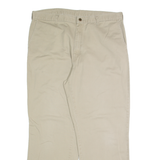 DICKIES Chino Mens Trousers Cream Regular Straight W38 L30